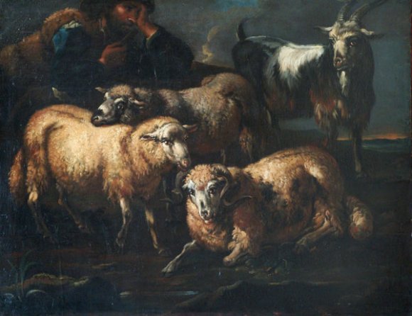 Philipp Peter Roos: Hirtenidylle,
Gemäldegalerie Meininger Museen,
Foto Manfred Koch