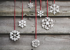 Schneekristalle aus Porzellan, CR Anna Schneider